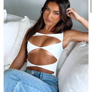 White Fox Never Sleep Bodysuit